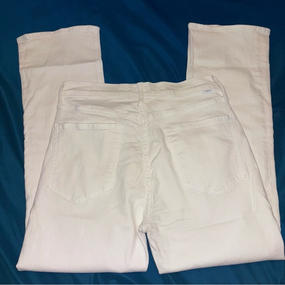 NWOT Mother Denim Jeans The Tripper Ankle Size 30 Color Cream Puff High Rise - Picture 2 of 6